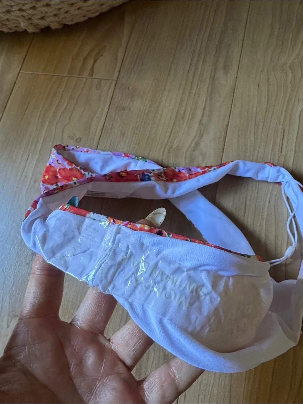 Monday Swimwear Byron Thong Petit Fleur